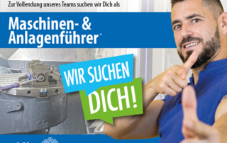 Stellenangebot als Maschinen- & Anlagenführer*