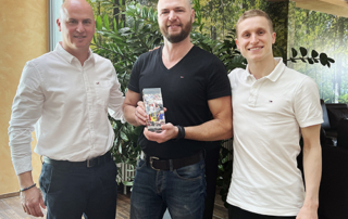 Gratulation zu 10 Jahren Betriebszugehörigkeit