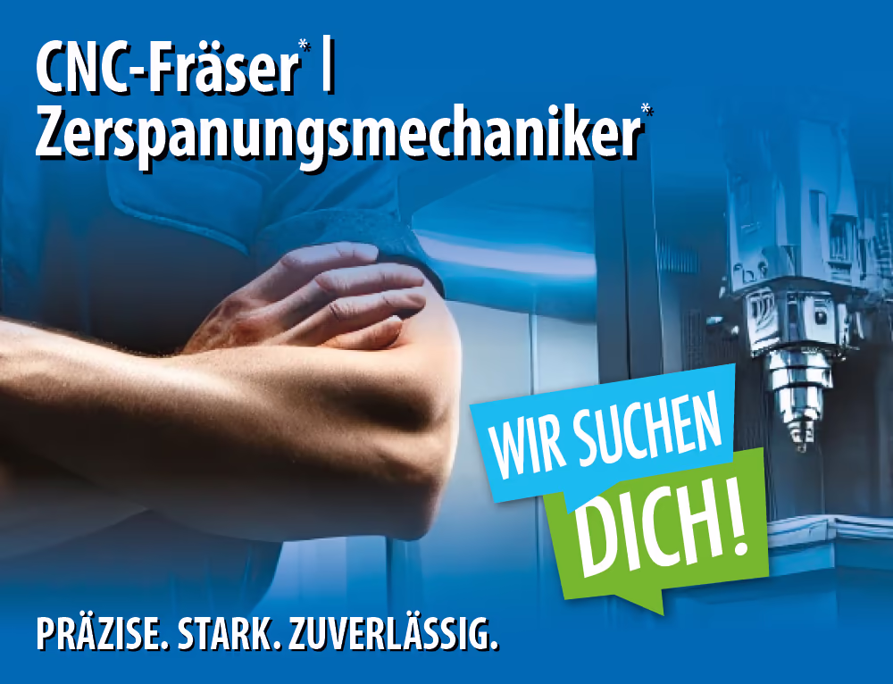CNC-Fräser* | Zerspanungsmechaniker*