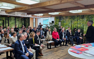 wvib-Unternehmergespräch zu Gast bei Schäfer vollendet.